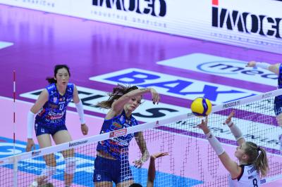 TREVISO 27102024 LEGAVOLLEY FEMMINILE CAMPIONATO 2024 - 2025 - PROSECCO DOC IMOCO - BERGAMO