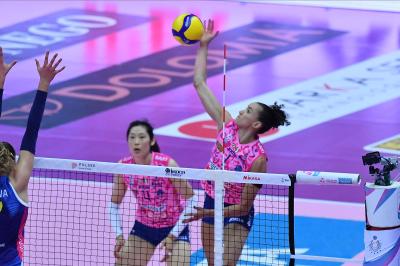 TREVISO 03112024 LEGAVOLLEY FEMMINILE CAMPIONATO 2024 - 2025 PROSECCO DOC IMOCO - SAVINO DEL BENE SCANDICCI