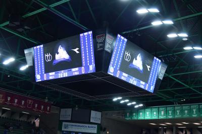 TREVISO 10112024 MARKETING LBA CAMPIONATO NUTRIBULLET TREVISO BASKET CUBO PALAVERDE