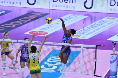 TREVISO 17112024 LEGAVOLLEY FEMMINILE CAMPIONATO 2024 - 2025 PROSECCO DOC IMOCO - WASH4GREEN PINEROLO