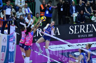 TREVISO 01122024 LEGAVOLLEY FEMMINILE CAMPIONATO 2024 - 2025 PROSECCO DOC IMOCO - IGOR GORGONZOLA NOVARA