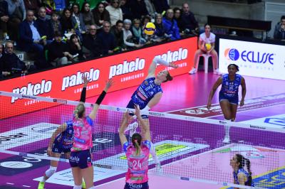 TREVISO 01122024 LEGAVOLLEY FEMMINILE CAMPIONATO 2024 - 2025 PROSECCO DOC IMOCO - IGOR GORGONZOLA NOVARA