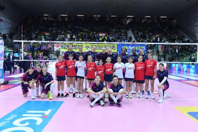 TREVISO 01122024 LEGAVOLLEY FEMMINILE CAMPIONATO 2024 - 2025 PROSECCO DOC IMOCO - IGOR GORGONZOLA NOVARA