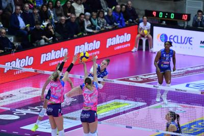 TREVISO 01122024 LEGAVOLLEY FEMMINILE CAMPIONATO 2024 - 2025 PROSECCO DOC IMOCO - IGOR GORGONZOLA NOVARA