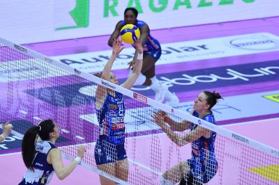 TREVISO 08122024 LEGAVOLLEY FEMMINILE CAMPIONATO 2024 - 2025 PROSECCO DOC IMOCO - IL BISONTE FIRENZE