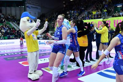 TREVISO 08122024 LEGAVOLLEY FEMMINILE CAMPIONATO 2024 - 2025 PROSECCO DOC IMOCO - IL BISONTE FIRENZE
