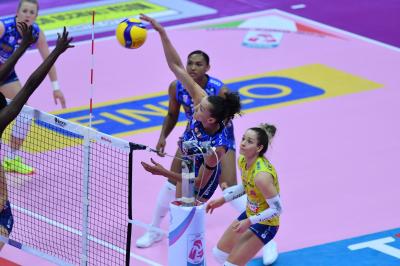 TREVISO 08122024 LEGAVOLLEY FEMMINILE CAMPIONATO 2024 - 2025 PROSECCO DOC IMOCO - IL BISONTE FIRENZE