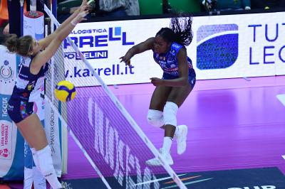 TREVISO 08122024 LEGAVOLLEY FEMMINILE CAMPIONATO 2024 - 2025 PROSECCO DOC IMOCO - IL BISONTE FIRENZE