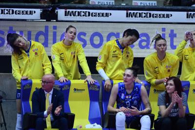 TREVISO 08122024 LEGAVOLLEY FEMMINILE CAMPIONATO 2024 - 2025 PROSECCO DOC IMOCO - IL BISONTE FIRENZE