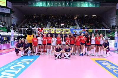 TREVISO 26122024 LEGAVOLLEY FEMMINILE CAMPIONATO 2024 - 2025 PROSECCO DOC IMOCO - CDA VOLLEY TALMASSON FVG