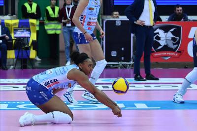 TREVISO 05012025 LEGAVOLLEY FEMMINILE CAMPIONATO 2024 - 2025 PROSECCO DOC IMOCO - ROMA VOLLEY