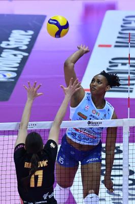 TREVISO 05012025 LEGAVOLLEY FEMMINILE CAMPIONATO 2024 - 2025 PROSECCO DOC IMOCO - ROMA VOLLEY