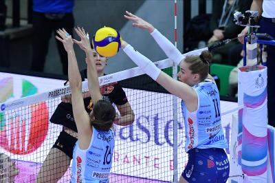 TREVISO 05012025 LEGAVOLLEY FEMMINILE CAMPIONATO 2024 - 2025 PROSECCO DOC IMOCO - ROMA VOLLEY