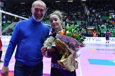 TREVISO 05012025 LEGAVOLLEY FEMMINILE CAMPIONATO 2024 - 2025 PROSECCO DOC IMOCO - ROMA VOLLEY