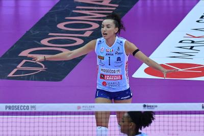 TREVISO 05012025 LEGAVOLLEY FEMMINILE CAMPIONATO 2024 - 2025 PROSECCO DOC IMOCO - ROMA VOLLEY