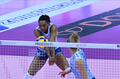 TREVISO 05012025 LEGAVOLLEY FEMMINILE CAMPIONATO 2024 - 2025 PROSECCO DOC IMOCO - ROMA VOLLEY