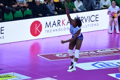 TREVISO 05012025 LEGAVOLLEY FEMMINILE CAMPIONATO 2024 - 2025 PROSECCO DOC IMOCO - ROMA VOLLEY