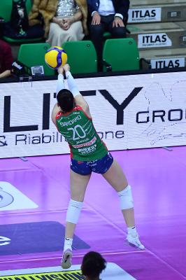 TREVISO 05012025 LEGAVOLLEY FEMMINILE CAMPIONATO 2024 - 2025 PROSECCO DOC IMOCO - ROMA VOLLEY