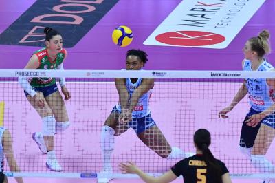 TREVISO 05012025 LEGAVOLLEY FEMMINILE CAMPIONATO 2024 - 2025 PROSECCO DOC IMOCO - ROMA VOLLEY