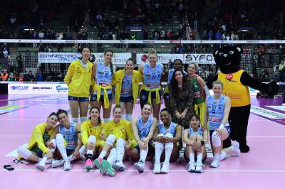 TREVISO 05012025 LEGAVOLLEY FEMMINILE CAMPIONATO 2024 - 2025 PROSECCO DOC IMOCO - ROMA VOLLEY