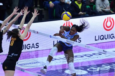 TREVISO 05012025 LEGAVOLLEY FEMMINILE CAMPIONATO 2024 - 2025 PROSECCO DOC IMOCO - ROMA VOLLEY