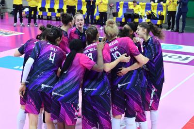 TREVISO 05012025 LEGAVOLLEY FEMMINILE CAMPIONATO 2024 - 2025 PROSECCO DOC IMOCO - ROMA VOLLEY