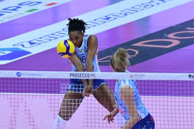 TREVISO 05012025 LEGAVOLLEY FEMMINILE CAMPIONATO 2024 - 2025 PROSECCO DOC IMOCO - ROMA VOLLEY