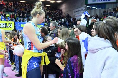 TREVISO 05012025 LEGAVOLLEY FEMMINILE CAMPIONATO 2024 - 2025 PROSECCO DOC IMOCO - ROMA VOLLEY