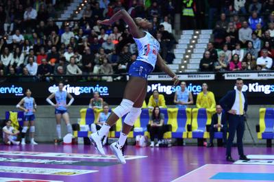 TREVISO 05012025 LEGAVOLLEY FEMMINILE CAMPIONATO 2024 - 2025 PROSECCO DOC IMOCO - ROMA VOLLEY