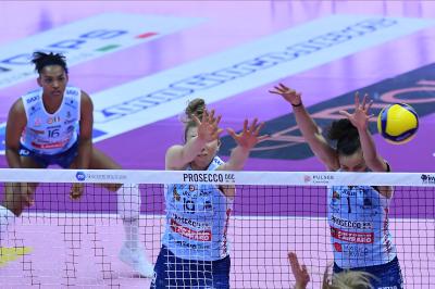 TREVISO 05012025 LEGAVOLLEY FEMMINILE CAMPIONATO 2024 - 2025 PROSECCO DOC IMOCO - ROMA VOLLEY