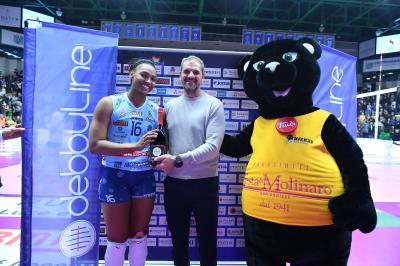 TREVISO 05012025 LEGAVOLLEY FEMMINILE CAMPIONATO 2024 - 2025 PROSECCO DOC IMOCO - ROMA VOLLEY