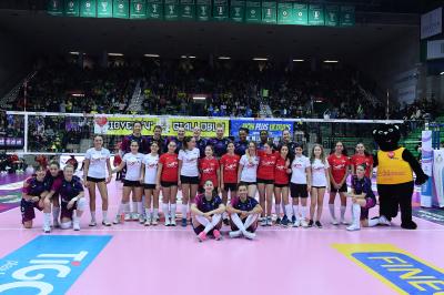 TREVISO 05012025 LEGAVOLLEY FEMMINILE CAMPIONATO 2024 - 2025 PROSECCO DOC IMOCO - ROMA VOLLEY