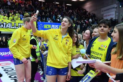 TREVISO 05012025 LEGAVOLLEY FEMMINILE CAMPIONATO 2024 - 2025 PROSECCO DOC IMOCO - ROMA VOLLEY