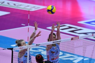 TREVISO 05012025 LEGAVOLLEY FEMMINILE CAMPIONATO 2024 - 2025 PROSECCO DOC IMOCO - ROMA VOLLEY