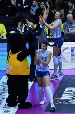 TREVISO 05012025 LEGAVOLLEY FEMMINILE CAMPIONATO 2024 - 2025 PROSECCO DOC IMOCO - ROMA VOLLEY