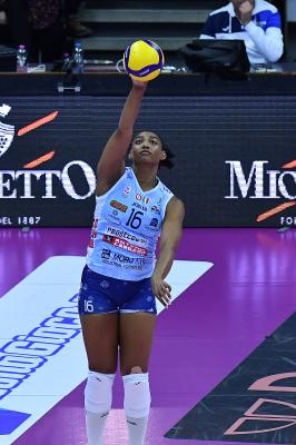 TREVISO 05012025 LEGAVOLLEY FEMMINILE CAMPIONATO 2024 - 2025 PROSECCO DOC IMOCO - ROMA VOLLEY