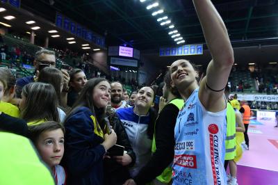 TREVISO 05012025 LEGAVOLLEY FEMMINILE CAMPIONATO 2024 - 2025 PROSECCO DOC IMOCO - ROMA VOLLEY