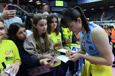 TREVISO 05012025 LEGAVOLLEY FEMMINILE CAMPIONATO 2024 - 2025 PROSECCO DOC IMOCO - ROMA VOLLEY