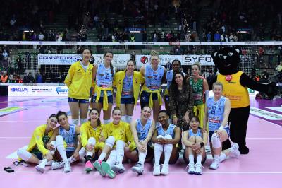 TREVISO 05012025 LEGAVOLLEY FEMMINILE CAMPIONATO 2024 - 2025 PROSECCO DOC IMOCO - ROMA VOLLEY