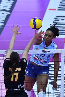 TREVISO 05012025 LEGAVOLLEY FEMMINILE CAMPIONATO 2024 - 2025 PROSECCO DOC IMOCO - ROMA VOLLEY