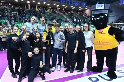 TREVISO 05012025 LEGAVOLLEY FEMMINILE CAMPIONATO 2024 - 2025 PROSECCO DOC IMOCO - ROMA VOLLEY