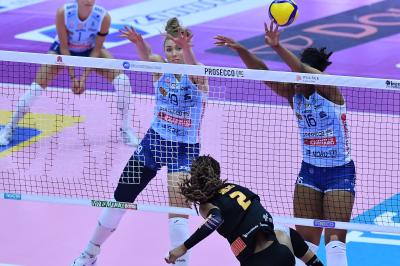 TREVISO 05012025 LEGAVOLLEY FEMMINILE CAMPIONATO 2024 - 2025 PROSECCO DOC IMOCO - ROMA VOLLEY