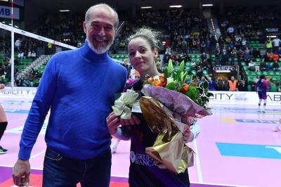 TREVISO 05012025 LEGAVOLLEY FEMMINILE CAMPIONATO 2024 - 2025 PROSECCO DOC IMOCO - ROMA VOLLEY