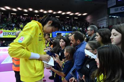TREVISO 05012025 LEGAVOLLEY FEMMINILE CAMPIONATO 2024 - 2025 PROSECCO DOC IMOCO - ROMA VOLLEY