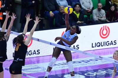 TREVISO 05012025 LEGAVOLLEY FEMMINILE CAMPIONATO 2024 - 2025 PROSECCO DOC IMOCO - ROMA VOLLEY
