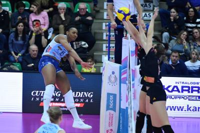 TREVISO 05012025 LEGAVOLLEY FEMMINILE CAMPIONATO 2024 - 2025 PROSECCO DOC IMOCO - ROMA VOLLEY