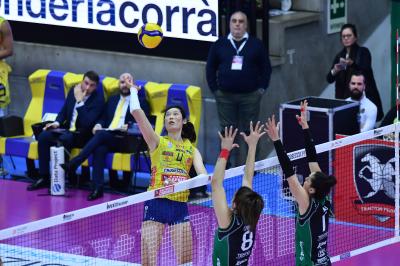 TREVISO 15012025 LEGAVOLLEY FEMMINILE CAMPIONATO 2024 - 2025 PROSECCO DOC IMOCO - MEGABOX VALLEFOGLIA