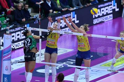 TREVISO 15012025 LEGAVOLLEY FEMMINILE CAMPIONATO 2024 - 2025 PROSECCO DOC IMOCO - MEGABOX VALLEFOGLIA
