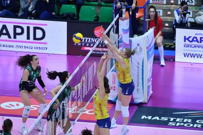 TREVISO 15012025 LEGAVOLLEY FEMMINILE CAMPIONATO 2024 - 2025 PROSECCO DOC IMOCO - MEGABOX VALLEFOGLIA
