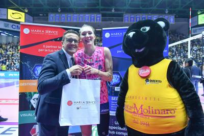 TREVISO 12022025 LEGAVOLLEY FEMMINILE PROSECCO DOC IMOCO - MUNIA VERO VOLLEY MILANO